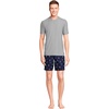 image:imageLands End Mens Short Sleeve Swim Tee Rash GuardGray Heather
