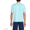 image:imageLands End Mens Short Sleeve Swim Tee Rash GuardTurquoisePale Aqua Heather