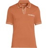 image:imageLands End Mens Short Sleeve Tipped Welt Pocket AmericanGrown Supima Cotton PoloCopper Orange