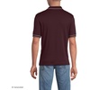 image:imageLands End Mens Short Sleeve Tipped Welt Pocket AmericanGrown Supima Cotton PoloLush Burgundy