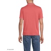 image:imageLands End Mens Short Sleeve Tipped Welt Pocket AmericanGrown Supima Cotton PoloNautical Red