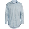 image:imageLands End Mens Solid No Iron AmericanGrown Supima Pinpoint Straight Collar Dress ShirtOasis BlueWhite Ditsy