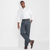 image:imageLands End Mens Solid No Iron AmericanGrown Supima Pinpoint Straight Collar Dress ShirtWhite