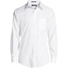 image:imageLands End Mens Solid No Iron AmericanGrown Supima Pinpoint Straight Collar Dress ShirtWhite