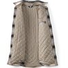 image:imageLands End Mens Super Brushed Shirt JacketBlackKhaki Plaid