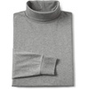 image:imageLands End Mens SuperT Cotton TurtleneckGray Heather