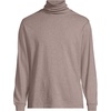 image:imageLands End Mens SuperT Cotton TurtleneckLight Bark Heather