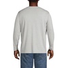 image:imageLands End Mens SuperT Long Sleeve Henley ShirtGray Heather