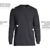 image:imageLands End Mens SuperT Long Sleeve TShirtBlack
