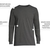 image:imageLands End Mens SuperT Long Sleeve TShirtDark Charcoal Heather