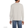image:imageLands End Mens SuperT Long Sleeve TShirtLight Stone