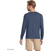 image:imageLands End Mens SuperT Long Sleeve TShirtNightfall Blue