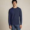 image:imageLands End Mens SuperT Long Sleeve TShirtRadiant Navy