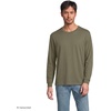image:imageLands End Mens SuperT Long Sleeve TShirtRiver Stone Green