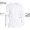 image:imageLands End Mens SuperT Long Sleeve TShirtWhite