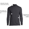 image:imageLands End Mens SuperT Mock TurtleneckBlack