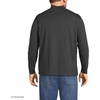 image:imageLands End Mens SuperT Mock TurtleneckDark Charcoal Heather