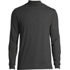 image:imageLands End Mens SuperT Mock TurtleneckDark Charcoal Heather