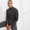 image:imageLands End Mens SuperT Mock TurtleneckDark Charcoal Heather