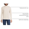 image:imageLands End Mens SuperT Mock TurtleneckFlax Heather