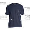 image:imageLands End Mens SuperT Short Sleeve TShirt with PocketRadiant Navy