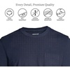 image:imageLands End Mens SuperT Short Sleeve TShirt with PocketRadiant Navy