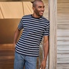 image:imageLands End Mens SuperT Short Sleeve TShirtRadiant NavyBlue Stripe