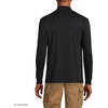 image:imageLands End Mens Supima Cotton Mock TurtleneckBlack