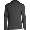 image:imageLands End Mens Supima Cotton Mock TurtleneckDark Charcoal Heather
