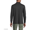 image:imageLands End Mens Supima Cotton Mock TurtleneckDark Charcoal Heather