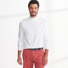 image:imageLands End Mens Supima Cotton Mock TurtleneckWhite