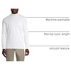 image:imageLands End Mens Supima Cotton Mock TurtleneckWhite