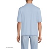 image:imageLands End Mens Supima Cotton Polo ShirtLight Pool Blue Heather