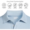 image:imageLands End Mens Supima Cotton Polo ShirtPale Slate Blue