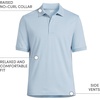 image:imageLands End Mens Supima Cotton Polo ShirtPale Slate Blue