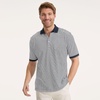 image:imageLands End Mens Supima Cotton Polo ShirtRadiant Navy Double Stripe