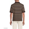 image:imageLands End Mens Supima Cotton Polo ShirtRich CoffeeCamel Stripe