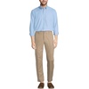 image:imageLands End Mens Tailored Fit No Iron Solid AmericanGrown Supima Cotton Oxford Dress ShirtBlue
