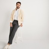 image:imageLands End Mens Tailored Fit No Iron Solid AmericanGrown Supima Cotton Oxford Dress ShirtWhite