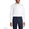 image:imageLands End Mens Tailored Fit No Iron Solid AmericanGrown Supima Cotton Oxford Dress ShirtWhite