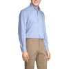 image:imageLands End Mens Tailored Fit No Iron Solid AmericanGrown Supima Cotton Pinpoint Buttondown Collar Dress ShirtLight Blue