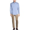 image:imageLands End Mens Tailored Fit No Iron Solid AmericanGrown Supima Cotton Pinpoint Buttondown Collar Dress ShirtLight Blue