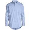 image:imageLands End Mens Tailored Fit No Iron Solid AmericanGrown Supima Cotton Pinpoint Buttondown Collar Dress ShirtLight Blue