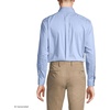 image:imageLands End Mens Tailored Fit No Iron Solid AmericanGrown Supima Cotton Pinpoint Buttondown Collar Dress ShirtLight Blue