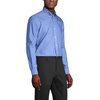 image:imageLands End Mens Tailored Fit No Iron Solid AmericanGrown Supima Cotton Pinpoint Buttondown Collar Dress ShirtLight French Blue