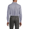 image:imageLands End Mens Tailored Fit No Iron Solid AmericanGrown Supima Cotton Pinpoint Buttondown Collar Dress ShirtRich Sapphire Check