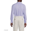 image:imageLands End Mens Tailored Fit No Iron Solid AmericanGrown Supima Cotton Pinpoint Buttondown Collar Dress ShirtWashed Amethyst Stripe