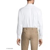 image:imageLands End Mens Tailored Fit No Iron Solid AmericanGrown Supima Cotton Pinpoint Buttondown Collar Dress ShirtWhite