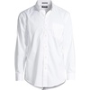 image:imageLands End Mens Tailored Fit No Iron Solid AmericanGrown Supima Cotton Pinpoint Buttondown Collar Dress ShirtWhite