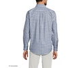image:imageLands End Mens Tailored Fit No Iron Twill Long Sleeve ShirtDeep Sea NavyTourmaline Plaid